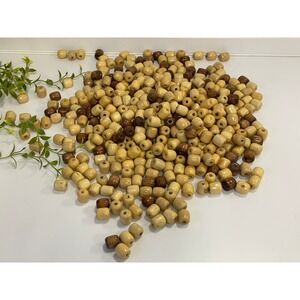 Vintage wood beads- 1.75 pound beads